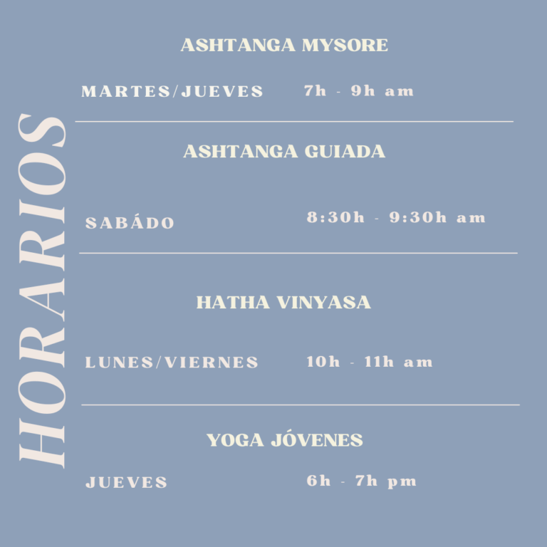 Horario clases yoga castelldefels